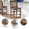 Flash Furniture HERCULES School House Back Antique Copper Wood Restaurant Barstool XU-DG-W0006B-ANTCPR-GG - alternate 7